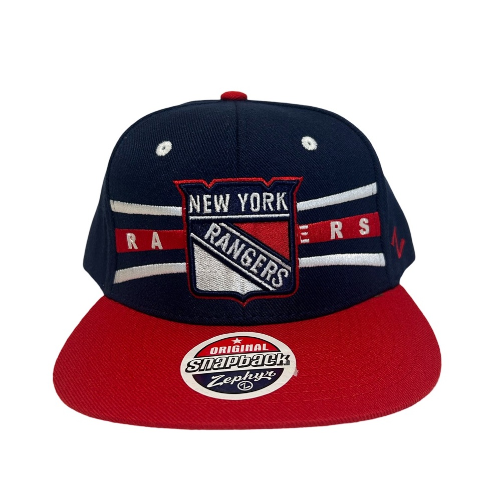 BRAND NEW, New York Rangers Snapback Hat. Made by Zephyr.